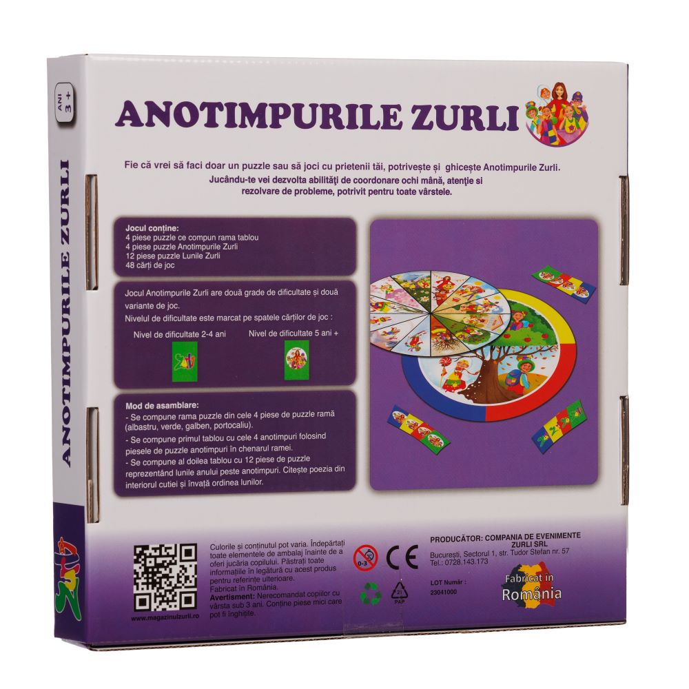 Joc Anotimpurile Zurli, joc educativ de familie (1)
